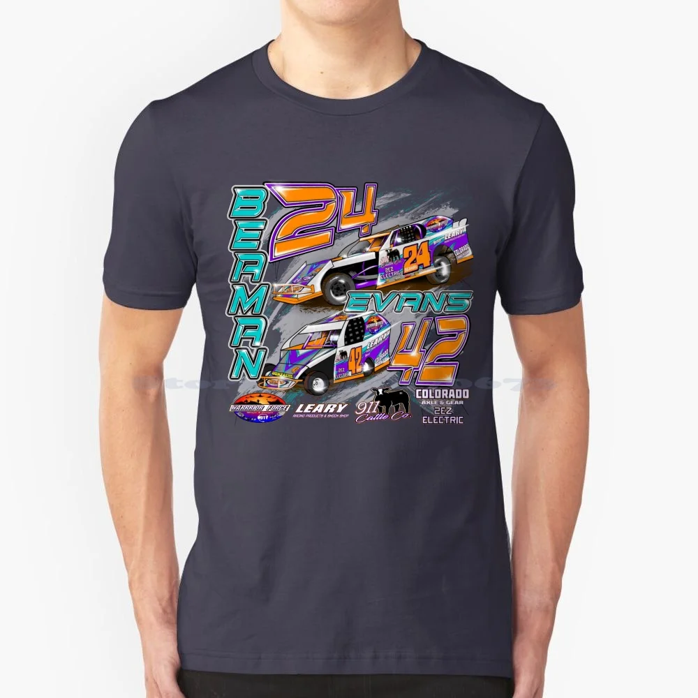 Beaman / Evans Racing 2023 T Shirt 100% Cotton Tee Beaman Evans Racing 2023 Brock Berry