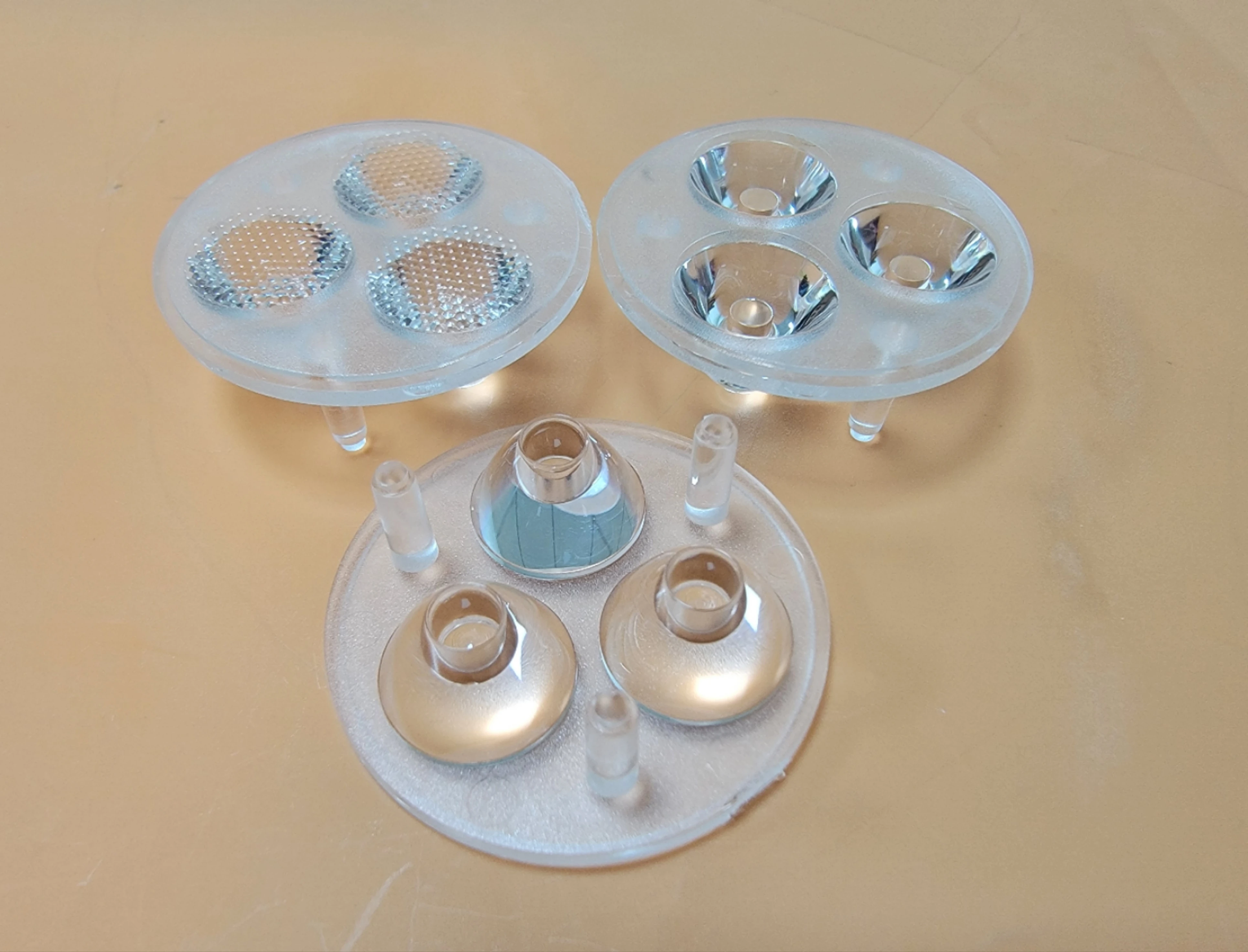 3 LED in 1 lens and 4 LED in 1 lens ,Diameter 35mm 10 25 30 45 60 90 degrees 3030 3535 LENS, XLamp XPE2 ,XPG2 lens