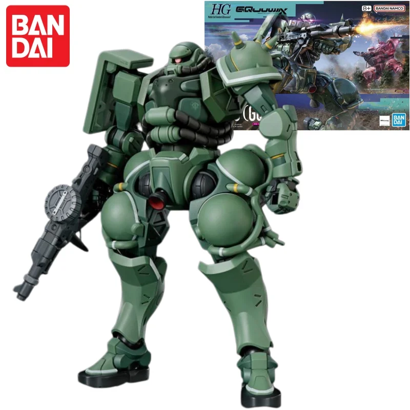 

Новинка в наличии: Сборная модель Bandai HG 1/144 Gundam GQUUUUUX GQ Quarks Green Zaku, фигурка меха-воина, для сборки, образовательная, для гаража