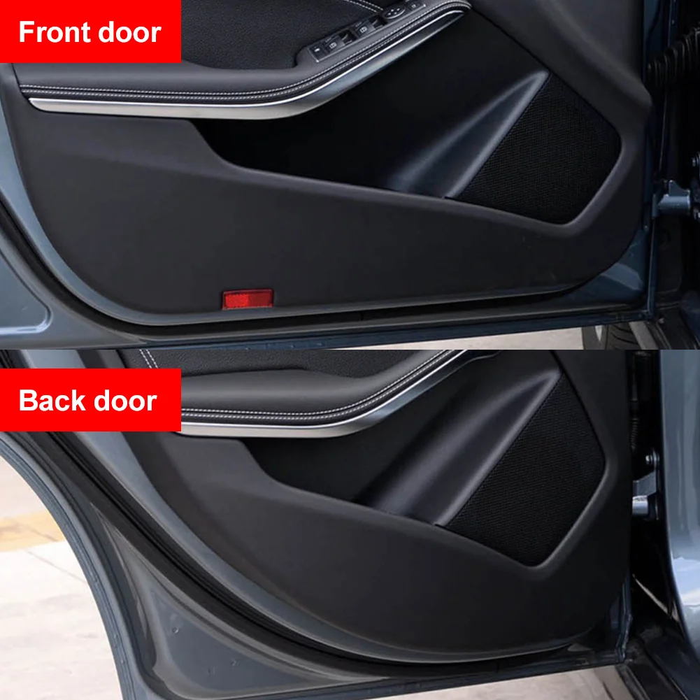 4 Pcs Car Door Anti Kick Pad Protection Cover For Mercedes Benz GLA X156 GLA220 GLA250 2014 2015 2016 2017 2018