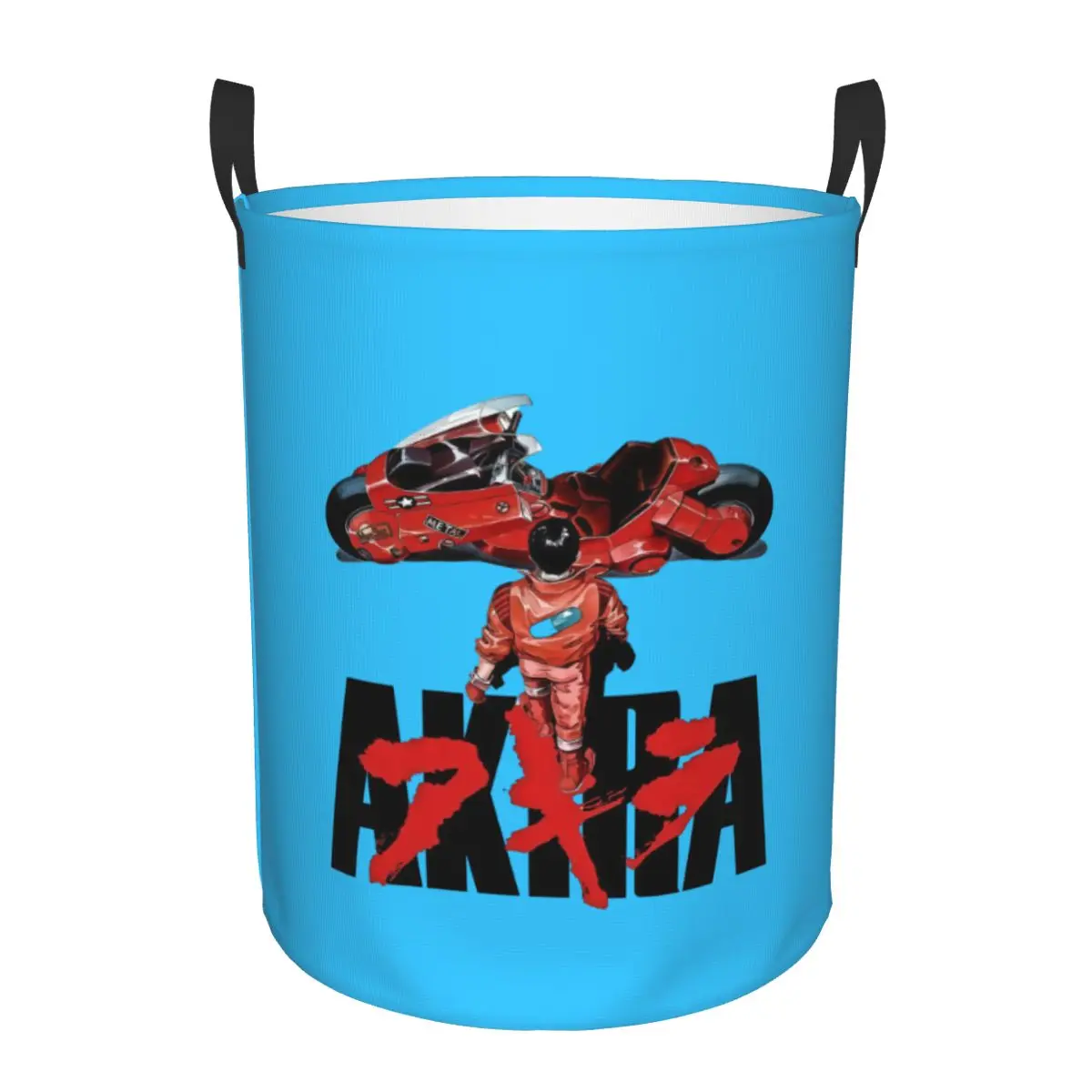 Cesto para la ropa sucia de anime japonés A-Akira Otomo Katsuhiro, plegable, de gran capacidad, contenedor de almacenamiento de ropa, cesto para bebé