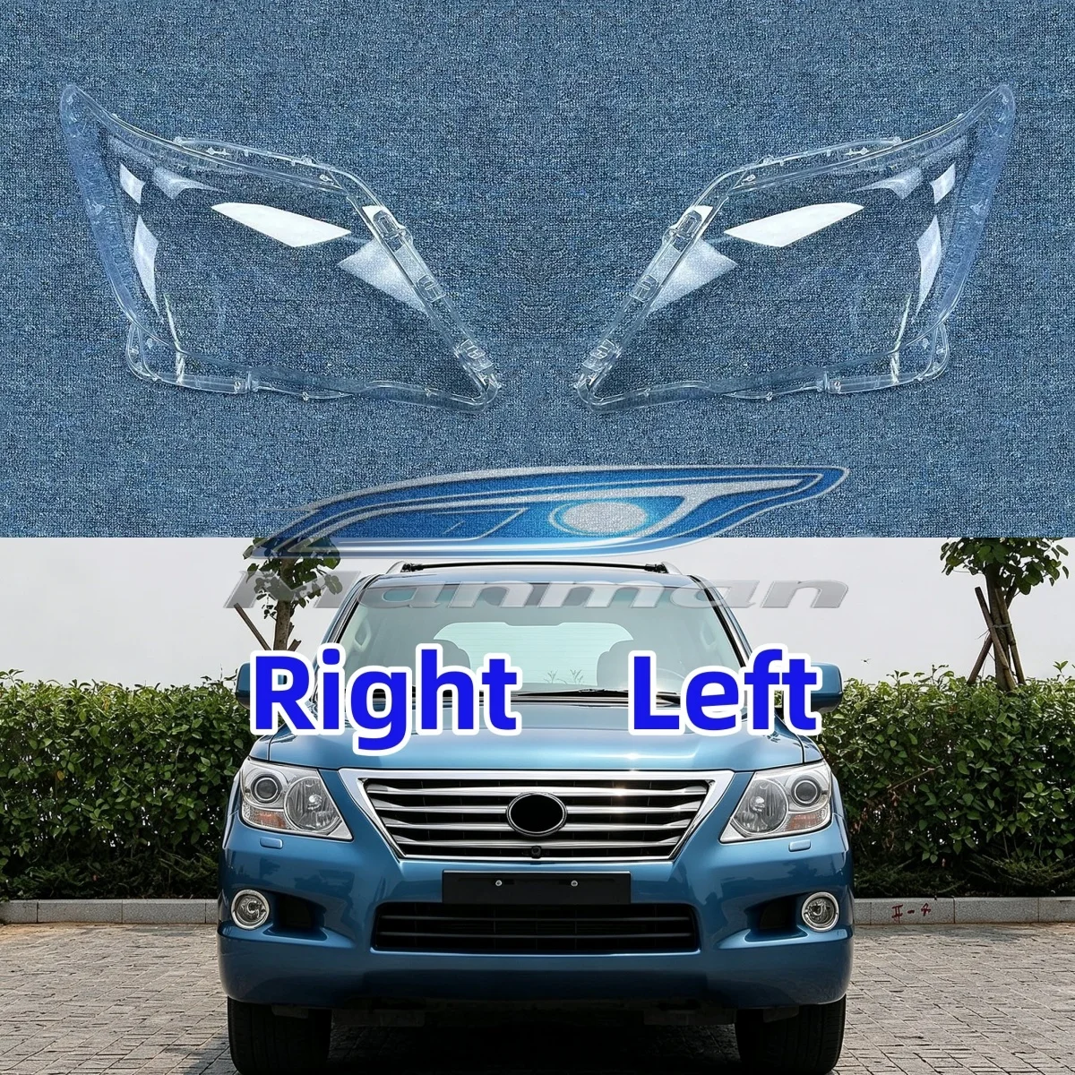 For Lexus LX LX570 2007 2008 2009 2010 2011 Headlamp Cover Headlight Shell Lens Plexiglass Replace Original Lampshade