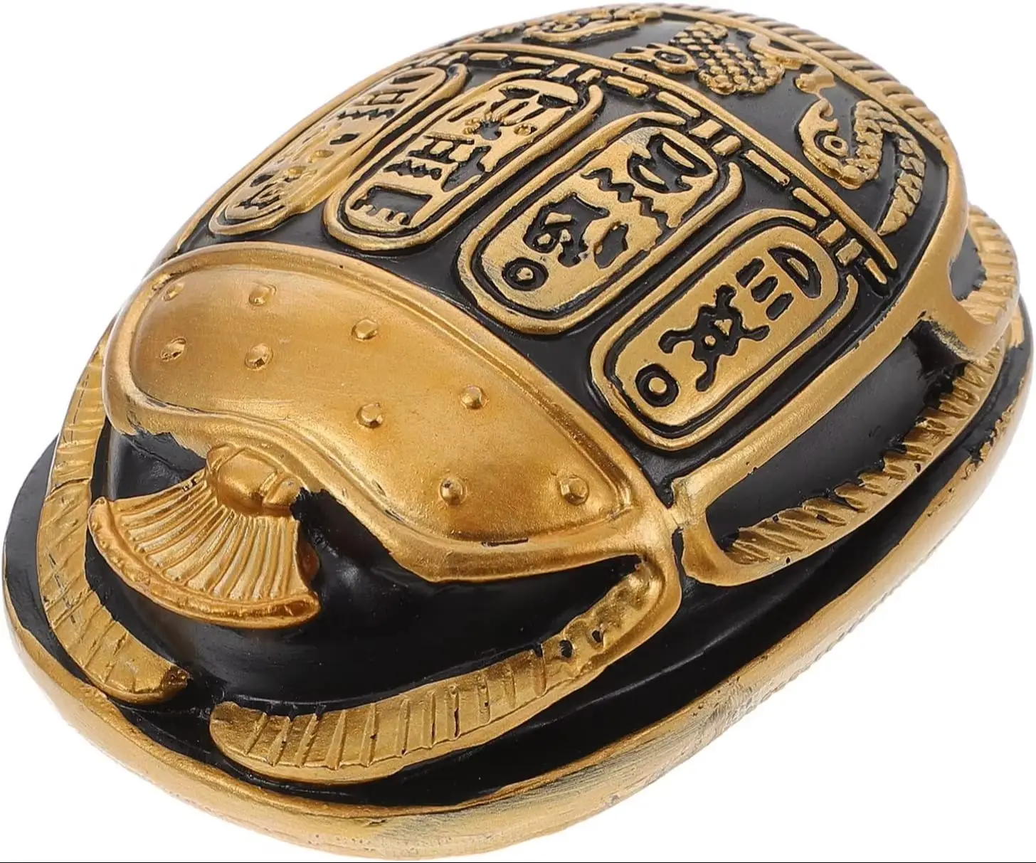 Egyptian Scarab Beetle Ancient Egypt Scarab Figurine Desktop Ornament Collectible Figurine Home Decoration for Car Office