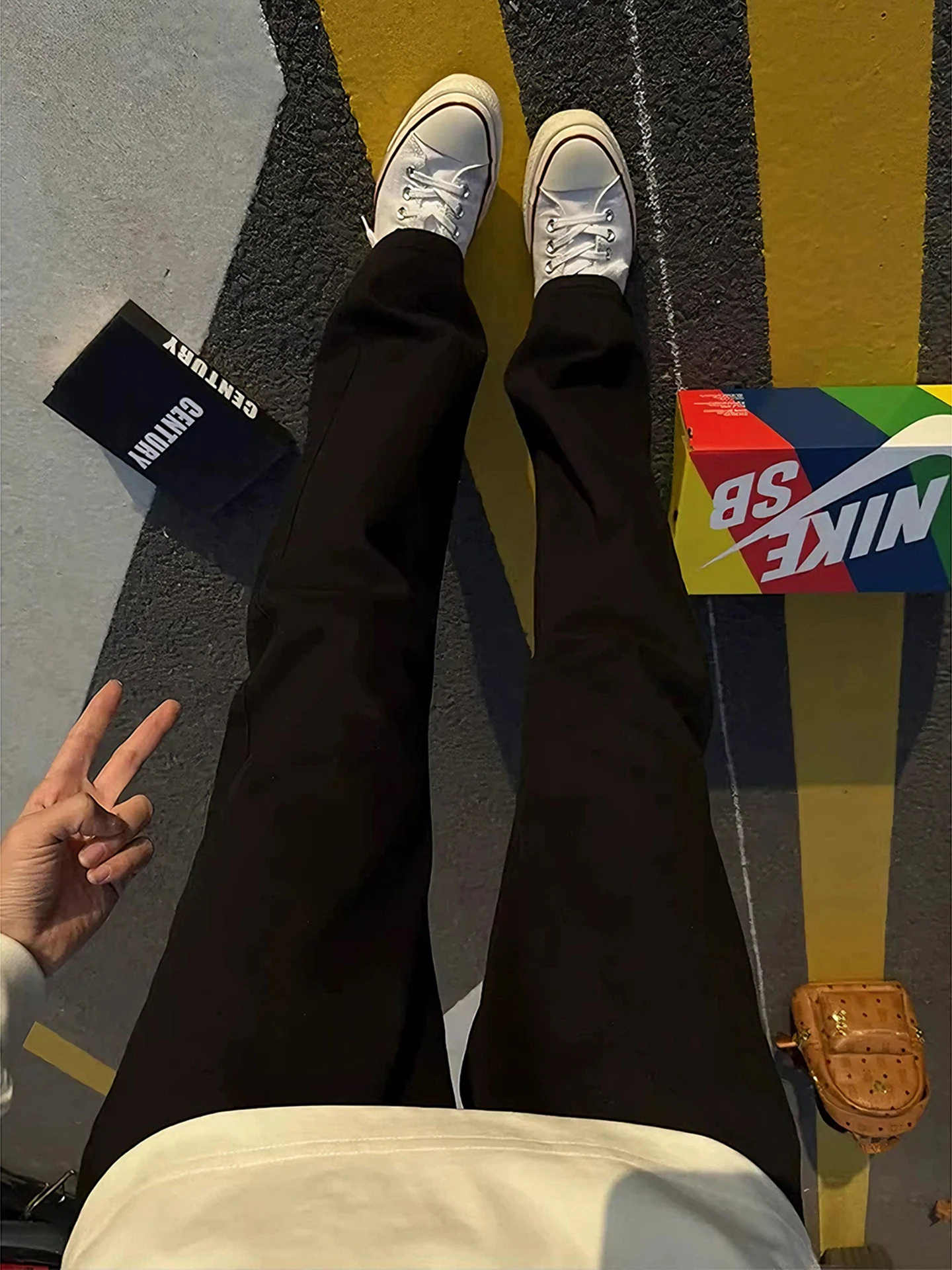 

Мужские зимние джинсы Bla Fce с подкладкой, прямые, в американском стиле, с легким расклешением, для визуального удлинения ног, прямой крой