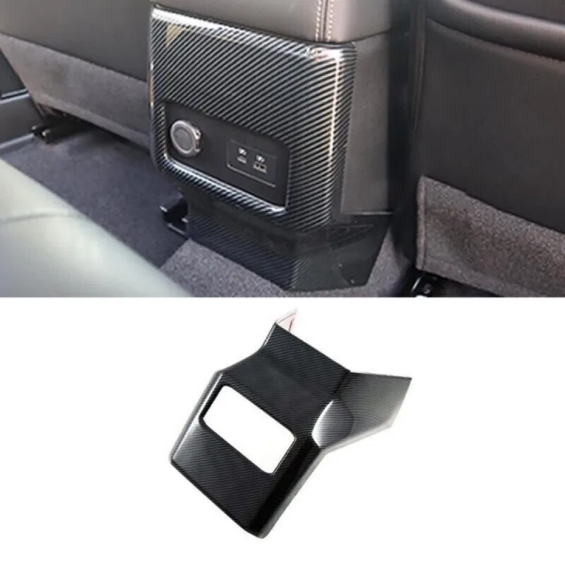 

ABS Carbon Style Car Air Condition Outlet Frame Trim For Mitsubishi L200 Triton 2024+ Air-Con Vent Cover Decorative Accessories