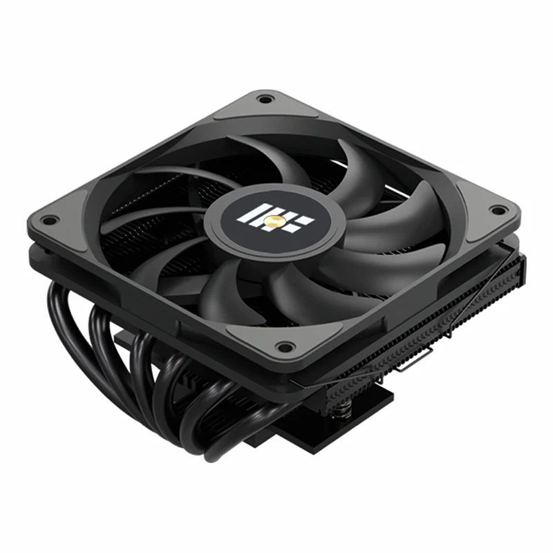 METALFISH DH670 67 มม.Low Profile CPU Cooler 6 Heatpipes ITX หม้อน้ํา CPU 120 มม.พัดลม PWM สําหรับ LGA 1700 1200 2011 AM4 AM5