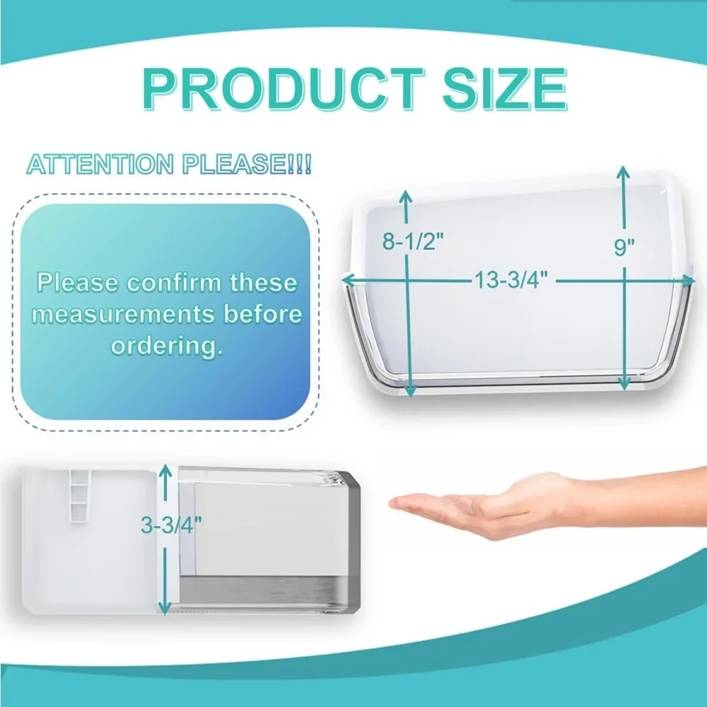 DA97-08406A, DA97-08406B/C Rak Tempat Sampah Pintu Kulkas Kompatibel dengan Pintu Sisi Kanan Seri Sam Sung RF4287 RF4289