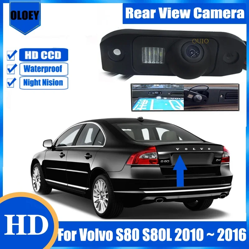 Rear View Camera For Volvo S80 S80L 2010 2011 2012 2013 2014 2015 2016 Night Vision Waterproof Backup Parking Reversing Camera