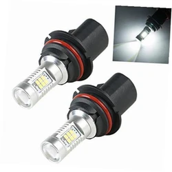 2pcs HID White High Power Auto Fog Lights 9004 HB1 2835 SMD 21W LED Car Headlight Lamp DC12V Bulb