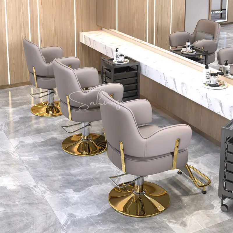 Hair Barber Shop Chair Salon Special Cutting Modern Style Hairbarber Swivel Liftable Furniture Lift Hairdressing Beauty Chairs