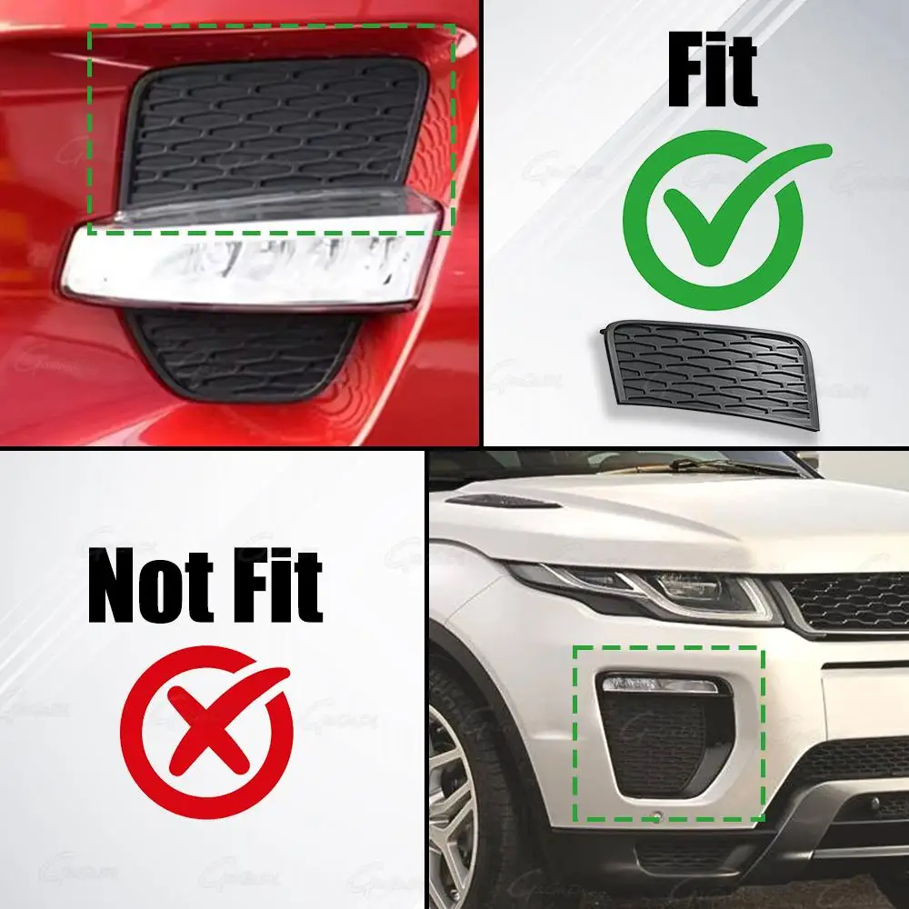 Fit For Land Range Rover Evoque L538 2012-2017 NEW Headlight Trim Accessories Front bumper fog light trim Car Accessories