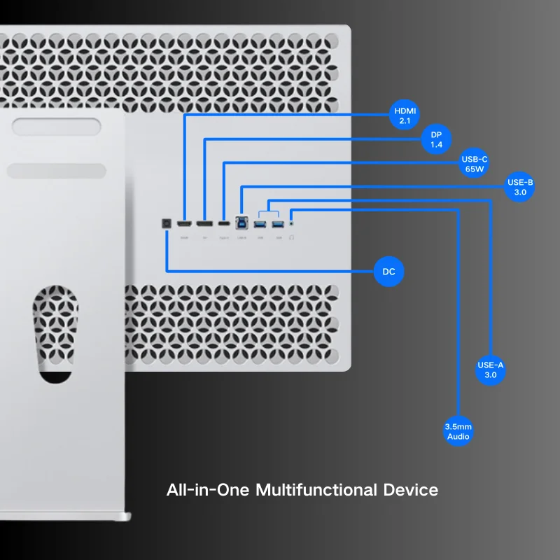 شاشة TCOIOR 27 بوصة 5K Nano IPS 60 هرتز HDR600 ΔE≥2 99% DCI-P3 100% sRGB منخفضة الضوء الأزرق للعناية بالعين للتصميم