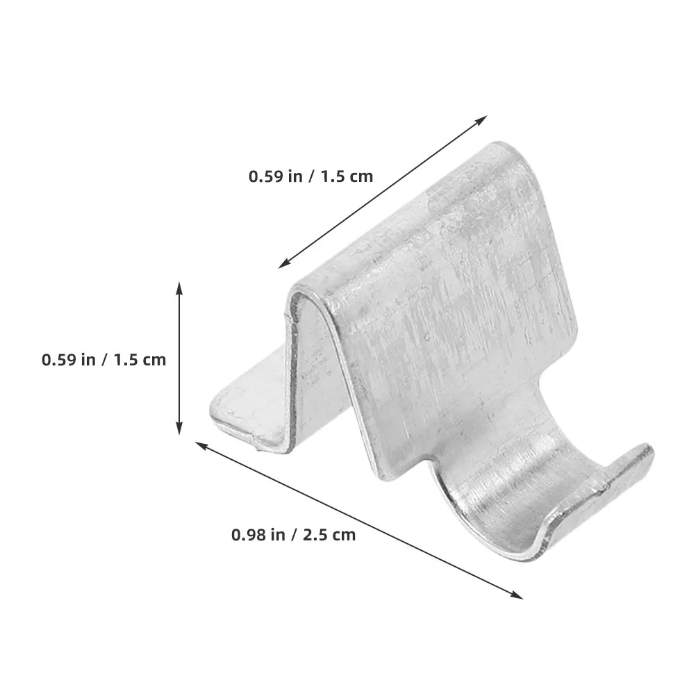 20pcs Cabinet Shelf Clips Metal Shelf Support Brackets Heavy Duty For Office Cabinet Wood Shelving Bookshelf Display Case view 5