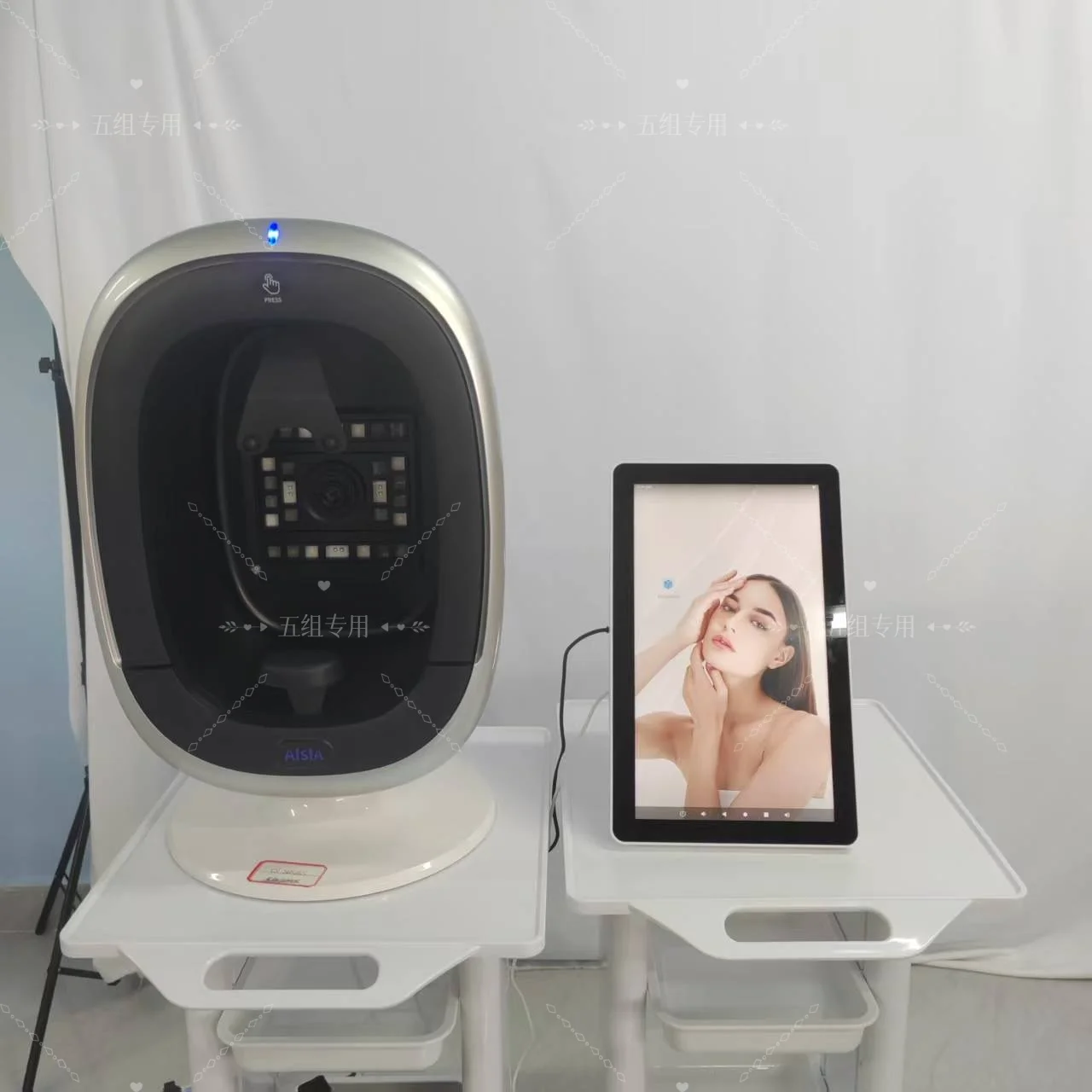 

AISIA O1 3D AI Анализатор кожи лица Обнаружение проблем кожи Диагностика 8-спектр Профессиональный анализ Оборудование для салонов красоты