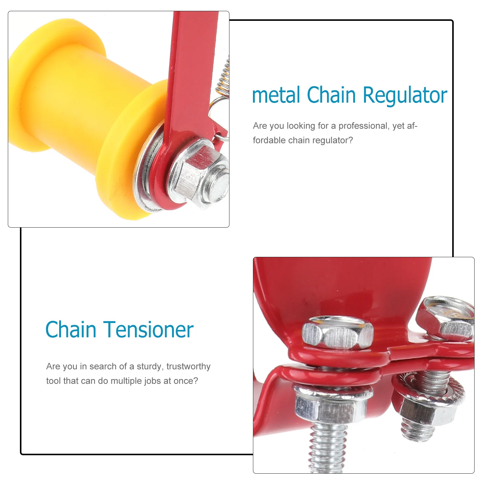 

Motorcycle Chain Regulator Universal Chain Tensioner Adjuster Tool Roller Motorcycle Modified Accessories for Dirt Pit Bike ATV