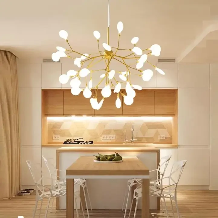 

Modern firefly LED Chandelier light stylish tree branch chandelier lamp decorative firefly ceiling chandelies hanging Lighting