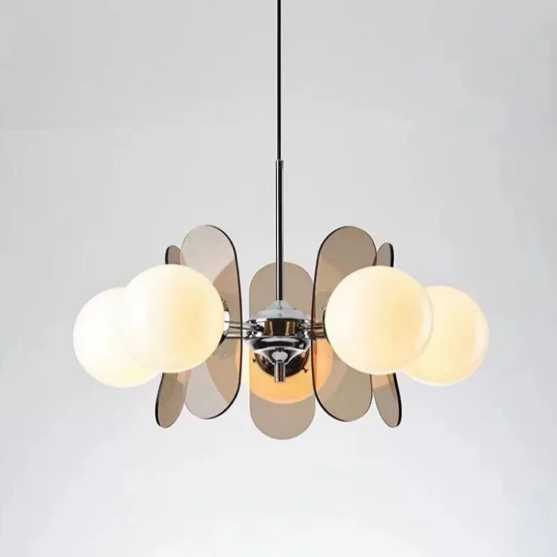 

Nordic Art Chandeliers Bauhaus Living/Dining Room Pendant Lamp Bedroom Glass Lamp Hotel Homestay Lighting Fixtures Garden Decor