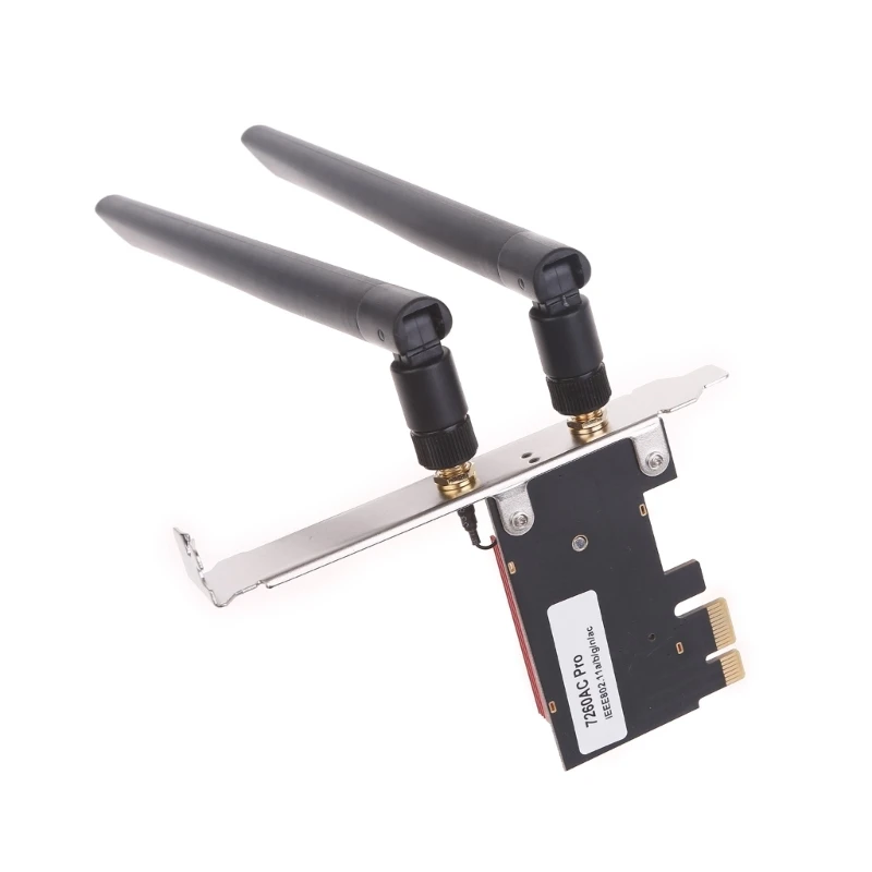 7260AC 802.11AC 867Mbps Bộ điều hợp Wi-Fi PCi-e dành cho máy tính để bàn PCI + Ăng-ten WiFi