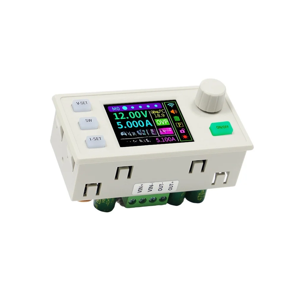 SK60S Adjustable DC Power Supply 0-40V 5A CNC Module With MPPT Solar Charging 1.8 Inch LCD Display Wireless Remote Control