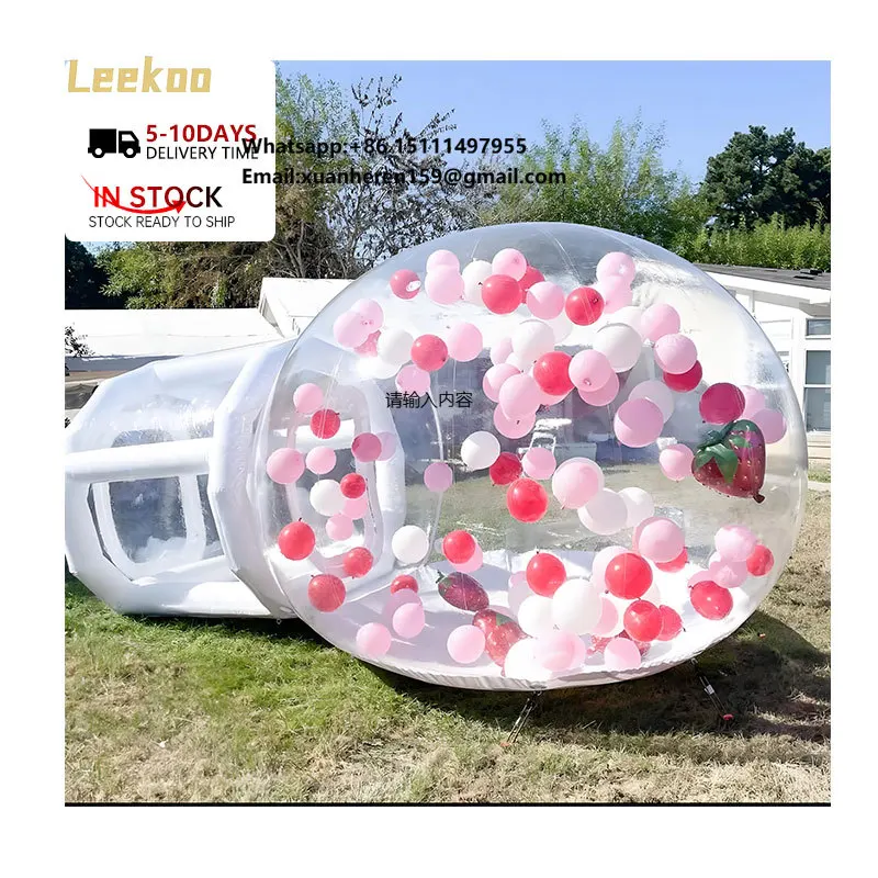 

Kids Party Balloons Inflatable Bubble Balloon House with Blower air Pump Commercial Grade PVC Inflatable Bubble