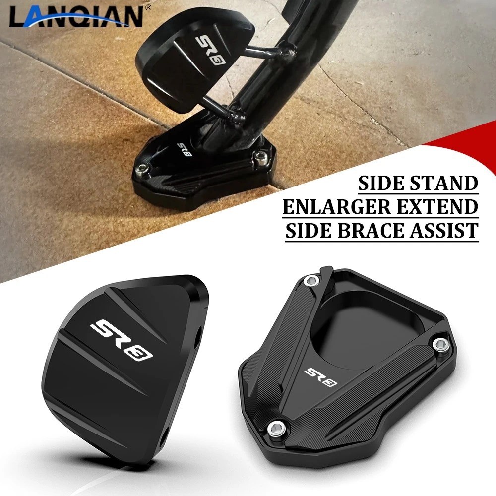 2026 2025 2024 For VOGE SR250GT SR 3 SR3 Motorcycle Accessories CNC Kickstand Foot Side Stand Enlarger Extend Side Brace Assist