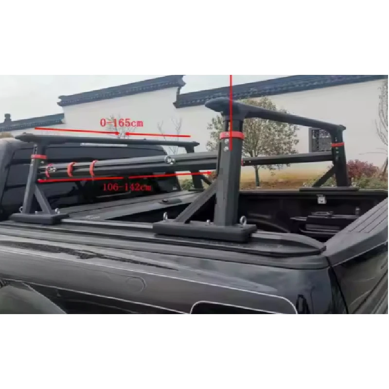 High Quality Height‑adjustable Aluminum Alloy Rear‑cargo Expandable Roof‑top Cargo Carrier Rack, Universal Automobile Exterior S