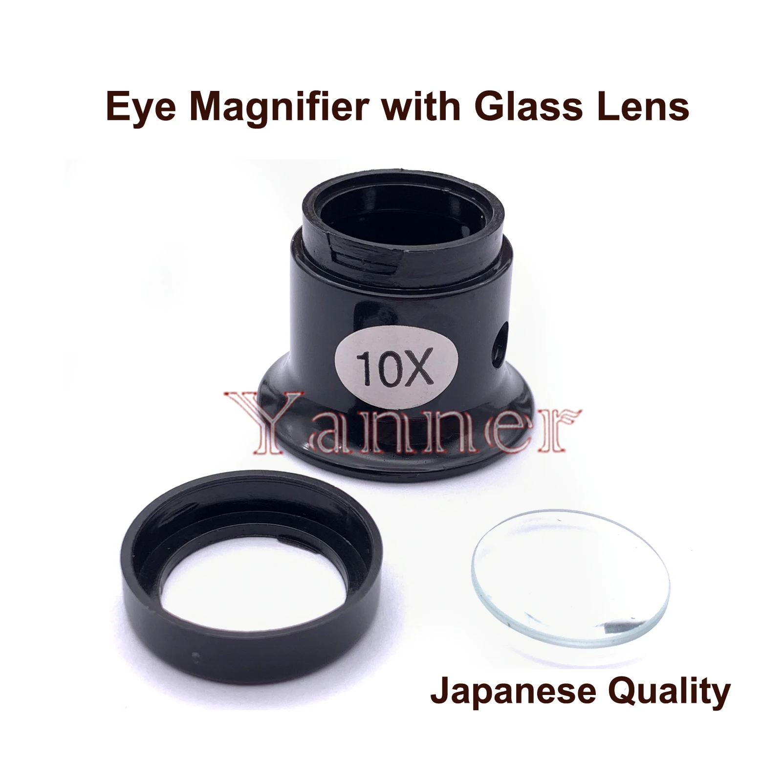 Watch Repair Loupe for Jewelers & Watchmakers, Portable Glasses Magnifier Featuring 5X & 10X Magnification