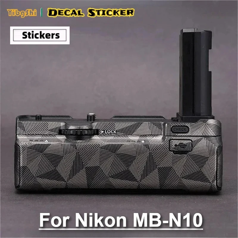 

For Nikon MB-N10 Battery Grip Sticker Full Coverage Battery Grip Protective Sticker Removable No Residue Vinyl Decal