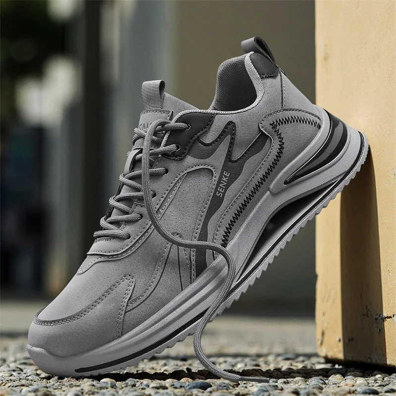 

New Autumn Winter Mens Casual Shoes Leather Trainers Male Sneakers Comfort Work Shoes Running Shoes for Man Zapatos Para Hombres