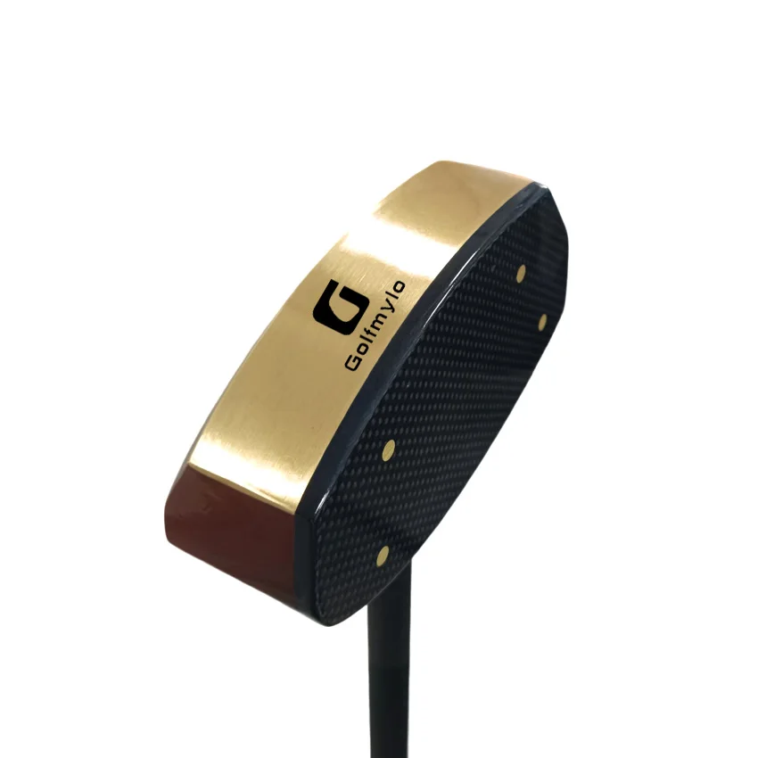 wooden maple ground park golf club head with copper