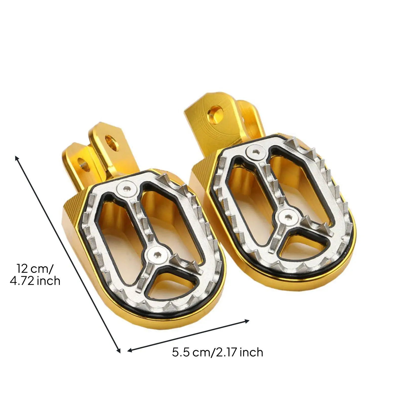 Universal Motorcycle Foot Peg Precision CNC Bike Peg Footrest for BMX and Fatbike for Kawasaki KLX150 KLX230