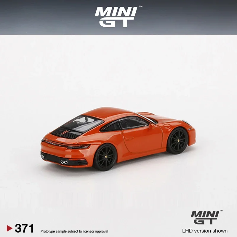 MINI GT 1:64  911 (992) Carrera 4S Alloy Die-Cast Model Car - Lava Orange MGT00371-LHD