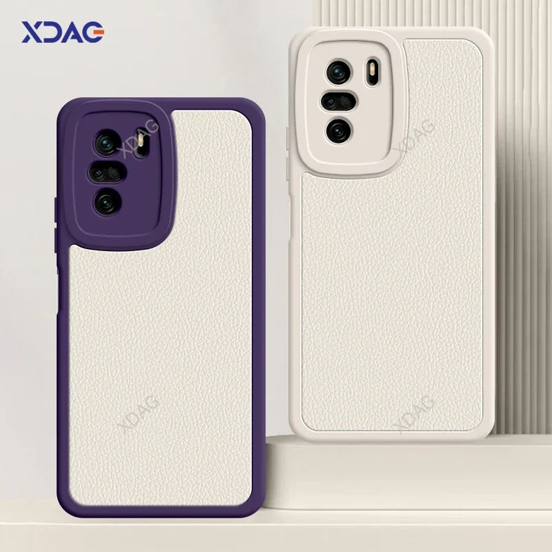 

Original Lambskin Leather Phone Cases for Xiaomi Redmi K40 Pro Plus K40Pro K40ProPlus Gaming K40S 5G Shockproof Soft Back Cover