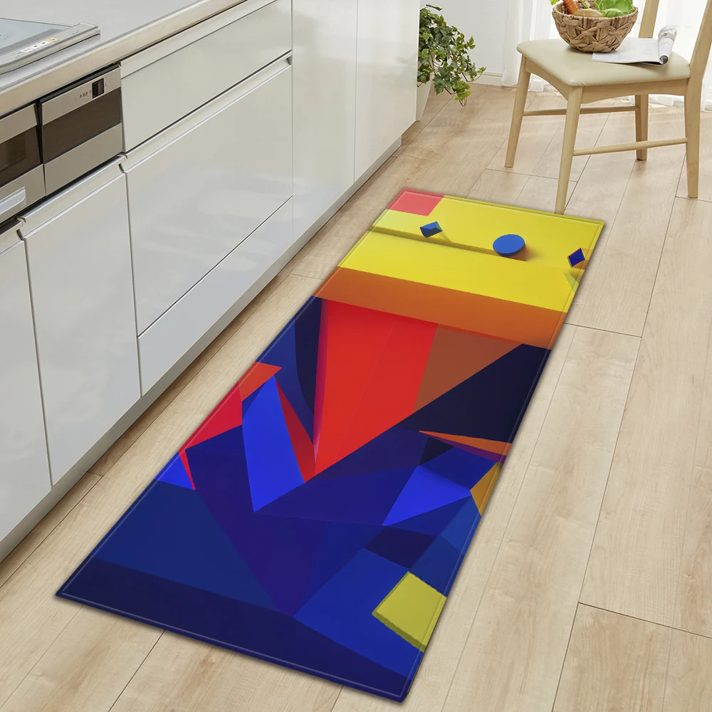 

Entrance Doormat Kitchen Mat House Bedroom Hallway Living Room Floor Decoration Rug Balcony Bathroom Non-Slip Foot Carpet Custom