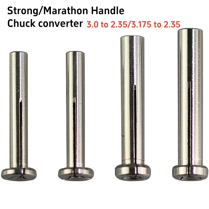 Strong 210 102L Marathon Collect Sleeve Adapter Micromotor Handpiece Chuck Converter 3.175 3.0mm to 2.35mm Electric Drill Tool