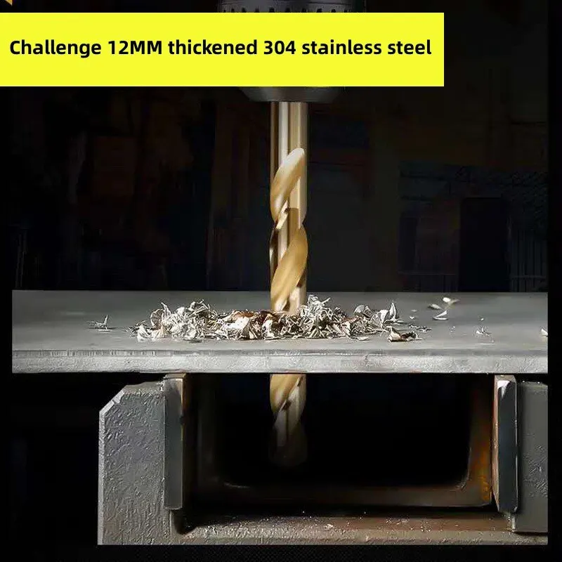 HSS M35 Set di punte elicoidali rivestite in cobalto nucleo per foratura in metallo per legno foratura in metallo per legno in acciaio inossidabile