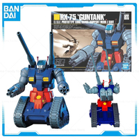In Stock Banda Original HGUC 007 1/144 RX-75-4 Guntank Gundam Anime Action Figure Assembly Mode Collection Toys Gifts WY