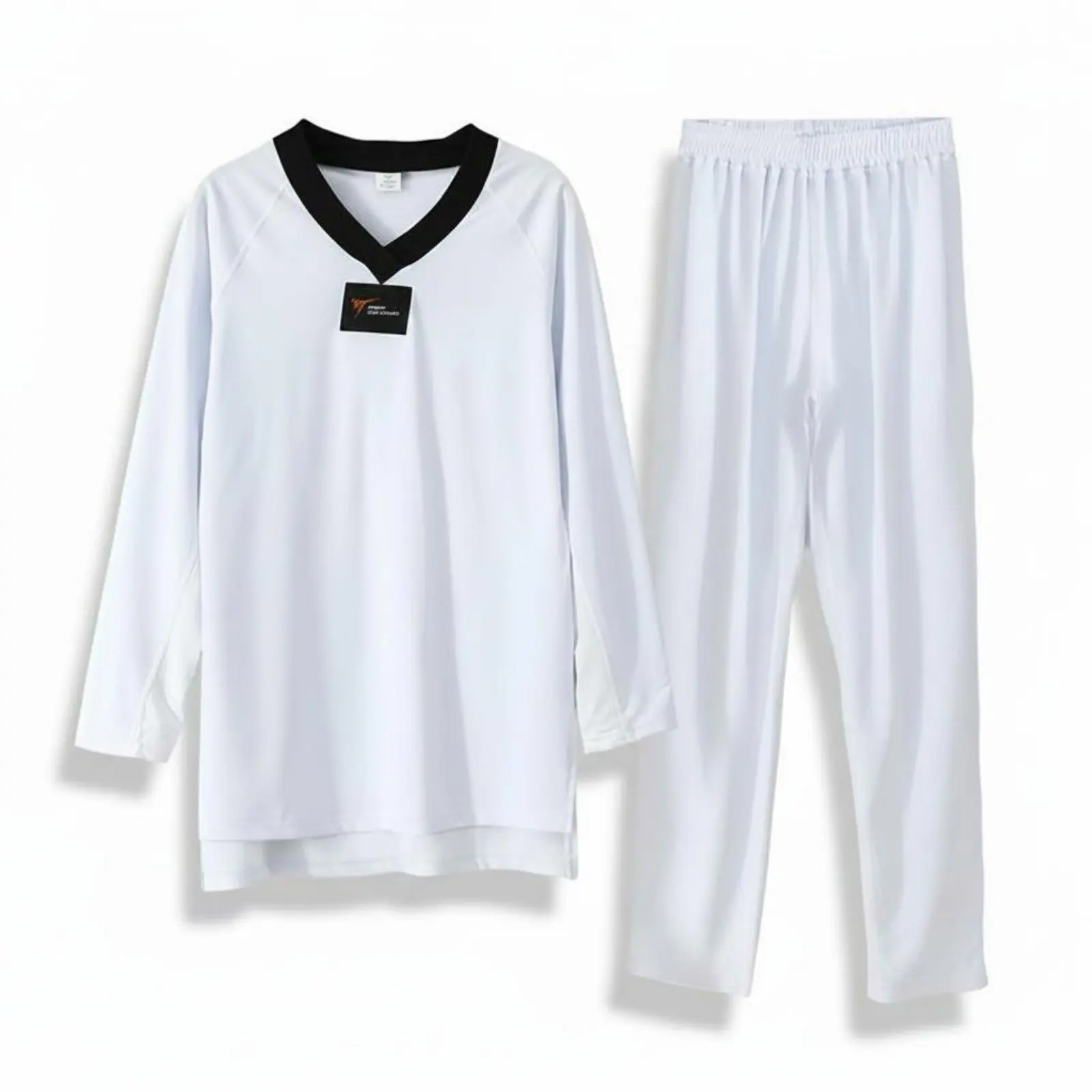 Conjunto Deportivo de Taekwondo para Competición, Transpirable, Dobok de Taekwondo, Traje de Entrenamiento de Artes Marciales, Chaqueta y Pantalones Elásticos
