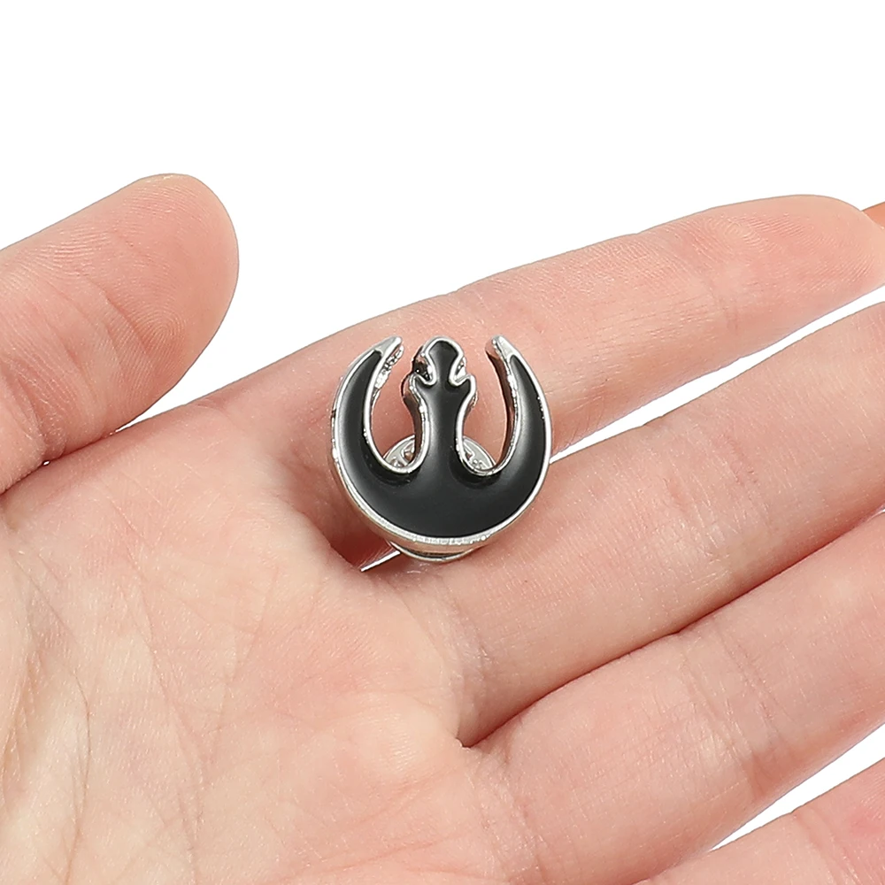 Disney Star Wars Rebel Alliance Logo Badge Jewelry Simple Style Enamel Button Brooch for Bag Clothings Lapel Pins Accessories