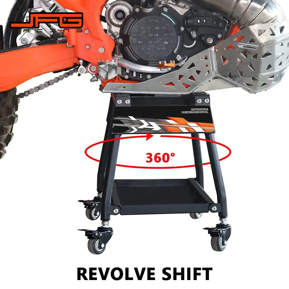 حامل رفع عالمي للدراجات النارية ثقيل وبسيط وقابل للإزالة أدوات إصلاح الدراجة الترابية الكهربائية لهوندا سوزوكي Surron KTM ATV