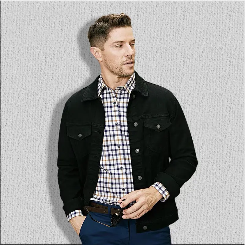 New Oxford 100% cotton plus size shirt men\'s long sleeve Business casual no-iron classic plaid anti-bacterial sweat absorption