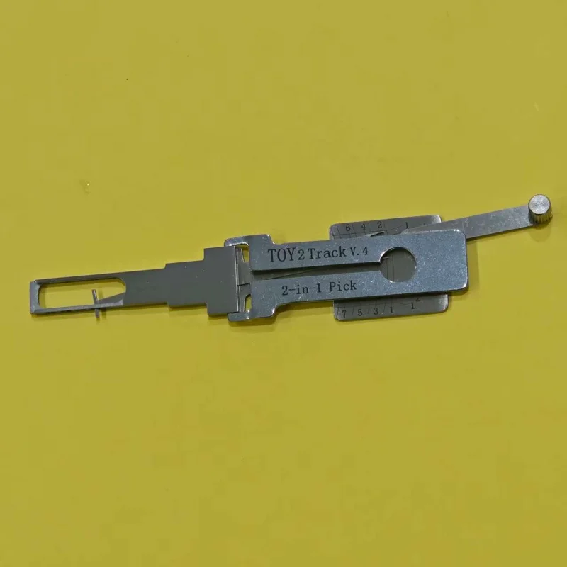 

TOY2Track 2 IN1 Stainless Steel Key Decoder Pickup Tool Hand Tool O-ring Hook Pickup Locksmith Tools for Corolla/Camry/RAV4