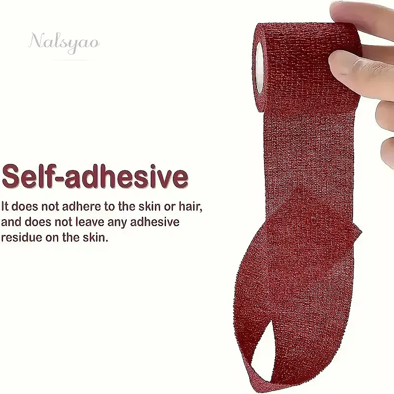 Hand Tearing Waterproof Elastic Bandage for Pets 5cm x 4.5m 6pcs Self-Adhering Vet Wrap First Aid Bandage