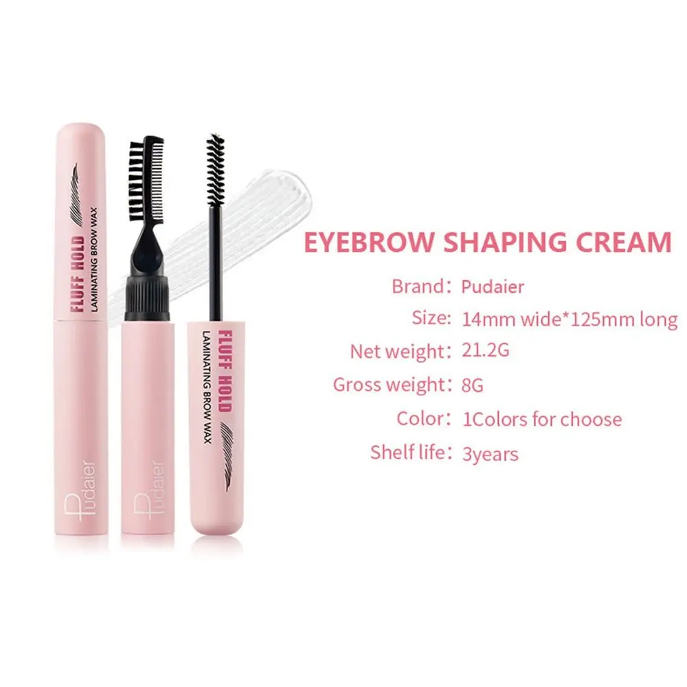 Portable Waterproof Eyebrow Styling Gel Natural 3D Eye Brows Styling Stereo Setting Eyebrow Enhancers Cream Make Up