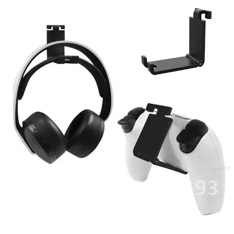 

PS5 Controller Holder Hanger Bracket Stand For Headphone Wall Mount Hook PS5 Headset Storage Host Console Gamepad Accessorie