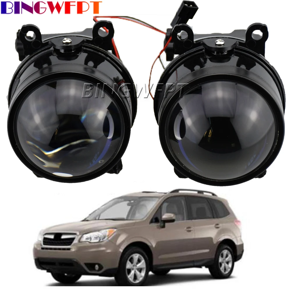 1 Pair  Fog Light Lamp For Subaru Forester 2013 2014 2015 2016 2017 2018 Forester SJ XT 2014 2015 2016 Car LED Fog Lights Lamp