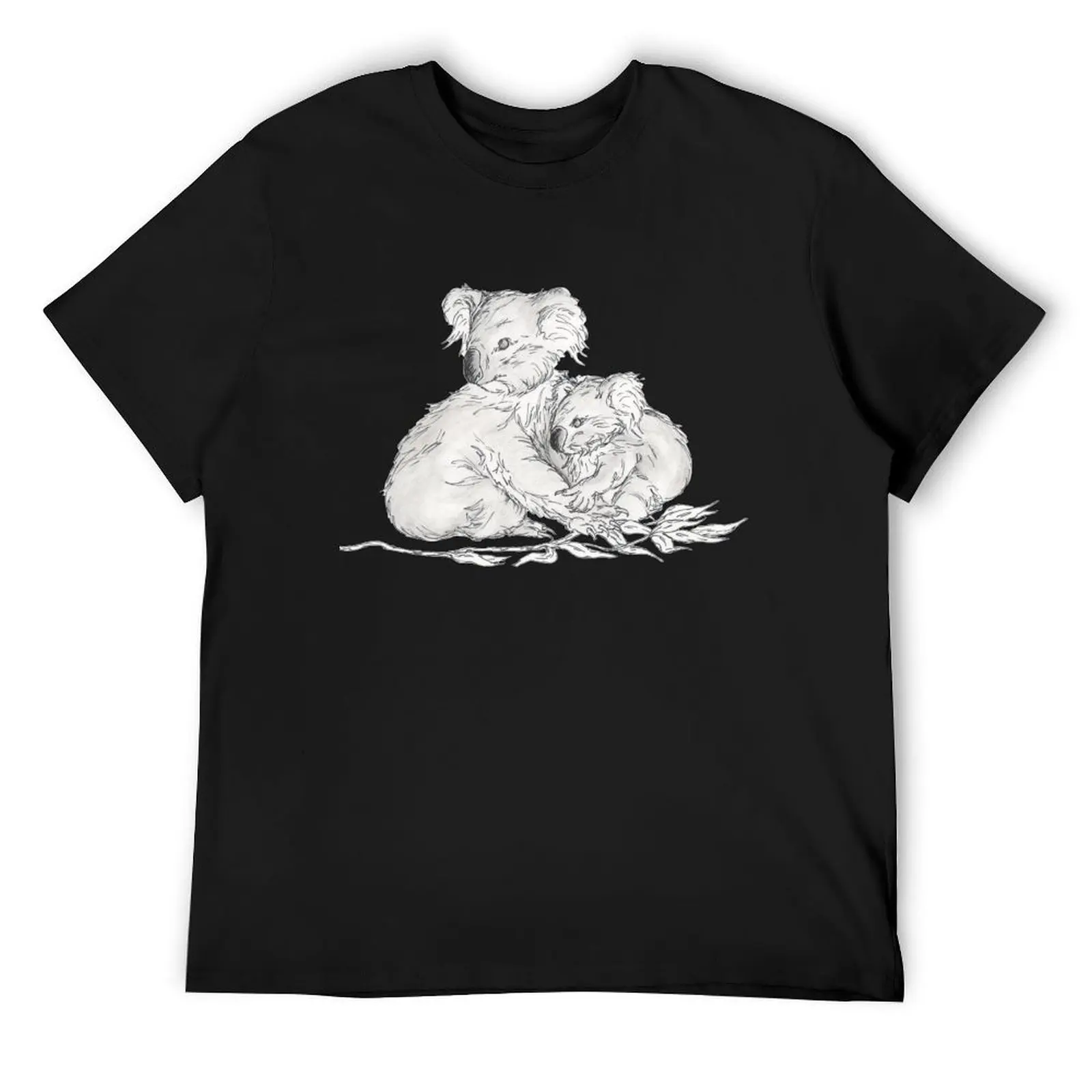 

Baby Koala and Mother T-Shirt vintage anime shirt customs cotton graphic tees graphics mens graphic t-shirts hip hop