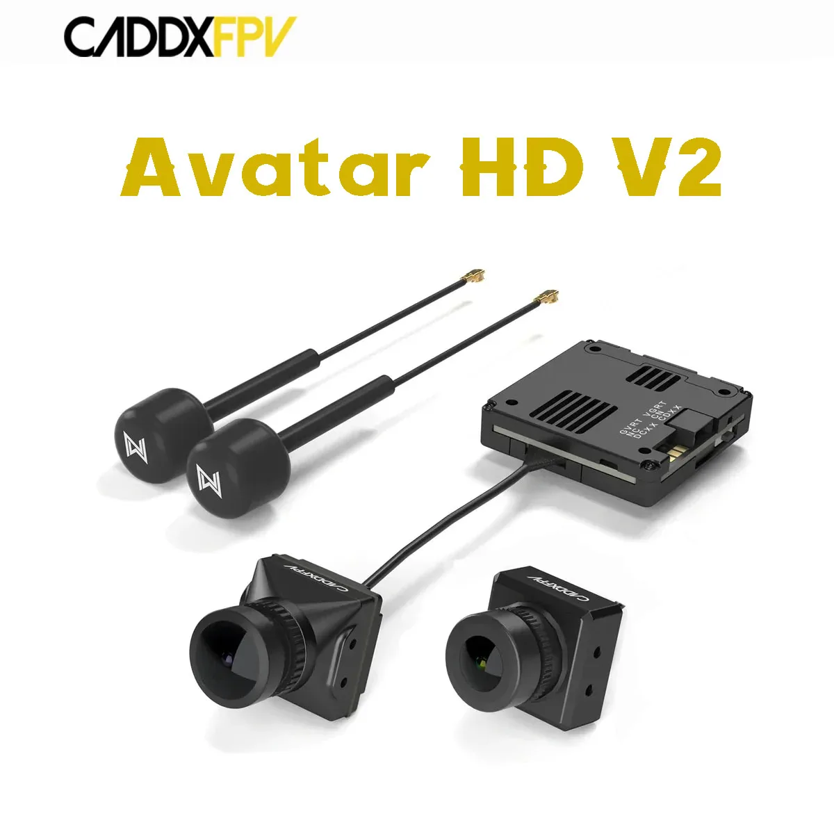 Caddx Walksnail Avatar Dual Antennas Version Avatar HD Pro Kit / HD Kit V2 With Gyroflow+32G for FPV Freestyle Drones DIY Parts