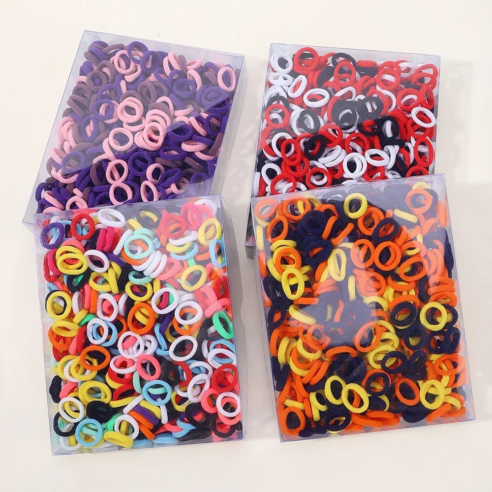 20/50/100pcs Baby Girls Colorful Small Elastic Hair Bands Children Ponytail Holder Kids Headband Rubber Band Hair Accessories