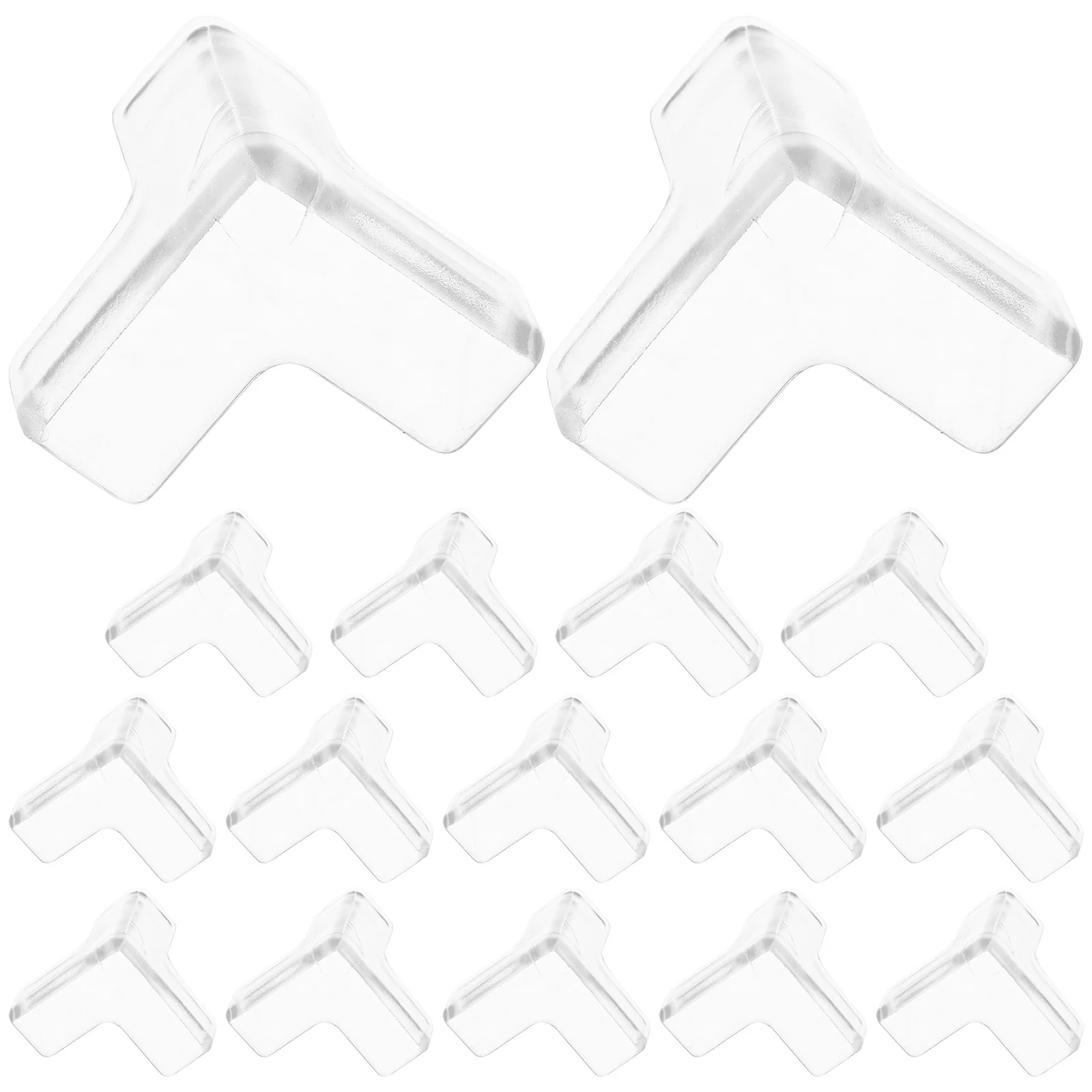 

16Pcs Clear Corner Protectors Furniture Bumpers Strong Cushioning Effect for Safety and Aesthetics Corner Bumper